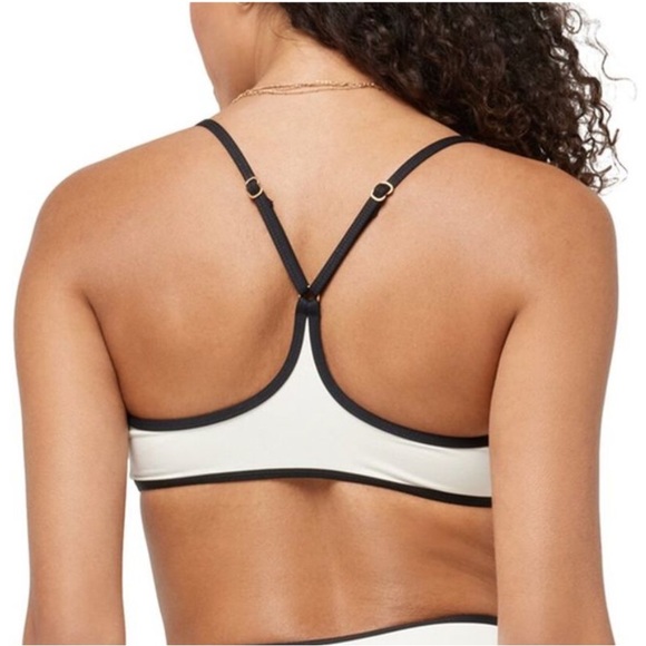 NWT L*Space Bikini Set - Pamela Top and Joy Bottom Bitsy in Cream and Black - Picture 2 of 14